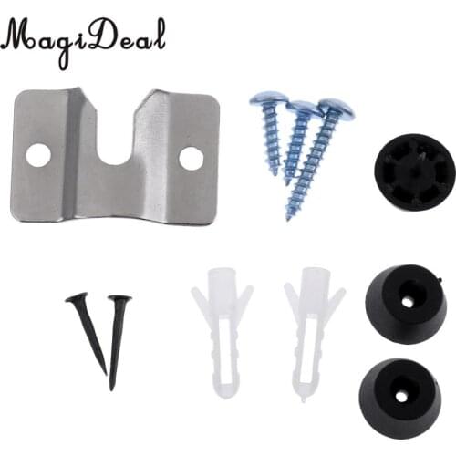 MagiDeal Dartboard Mounting Bracket Hardware Kit Screws for Hanging Dartboard Indoor Games Darts Replacement Accessories