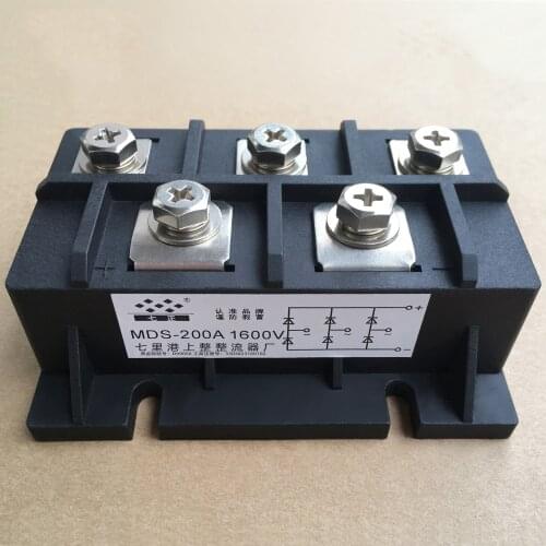 MDS200A Bridge Rectifier 3-Phase 5 Terminals Diode 200A 1600V