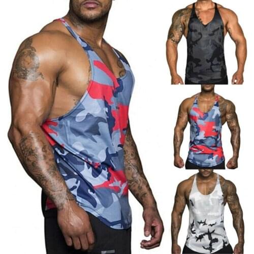 Mens Stringer Bodybuilding Tank Top Gym Singlet Muscle Tee T Shirt Sports Vest