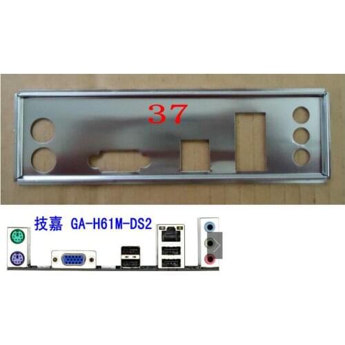 New I/O shield back plate of motherboard for GA-H61M-DS2 GA-H81M-S1 just shield backplate Suitable I/O baffle