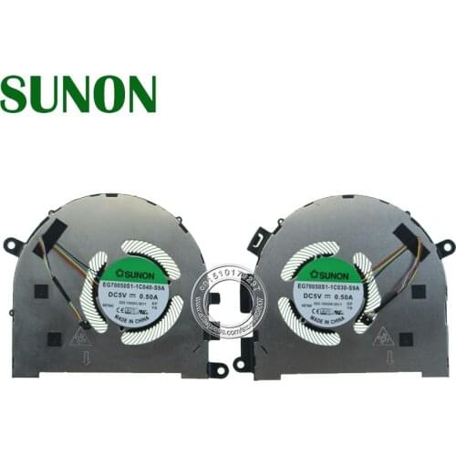 Laptop Cooling Fan EG70050S1-1C030-S9A EG70050S1-1C040-S9A 023.100GW.0011 4Pin