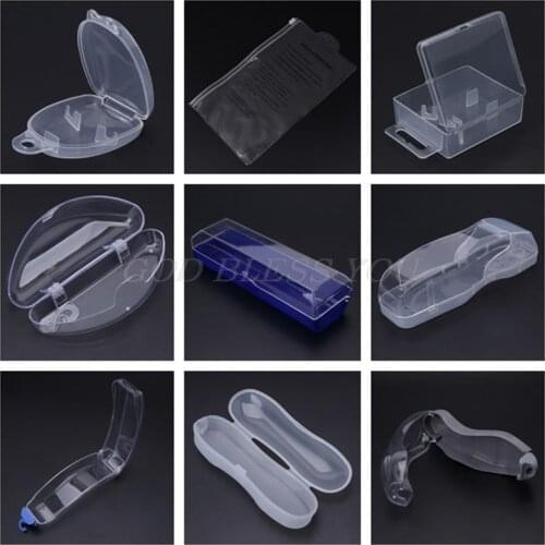 Rotatable Swimmming Goggle Packing Box Plastic Case Transparent Swim Portable Unisex Anti Fog Protection Waterproof Glasses