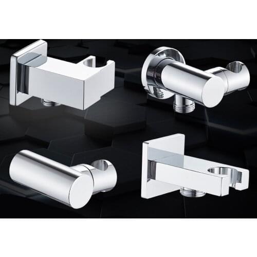 Free shipping Soild Brass Handheld Shower Spray Head Holder Bracket Wall Mount for Bathroom Hand Sprayer Wand Poilsh Chrome