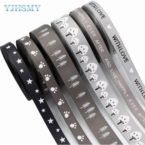 Happy Life Series Cartoon Ribbons,3/8"(9MM),10Yards Bow Cap Accessories Party Gift Wrap DIY Handmade Materials 201226-7