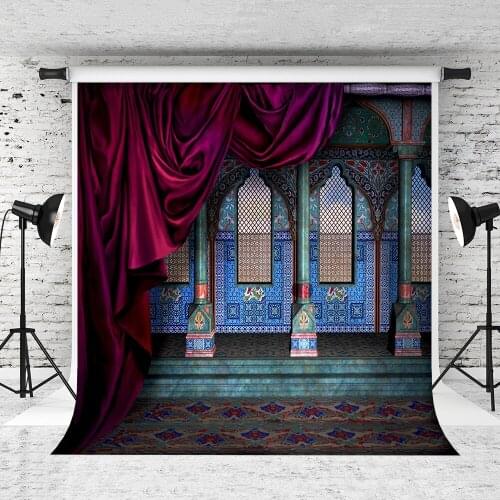 Vinylbds 10x10ft Retro Building Pillars Windows Photography Backdrops Photography Background Wedding Satudio Backdrop