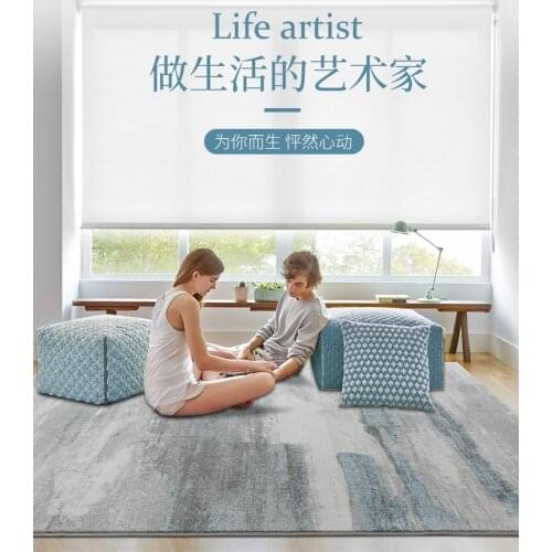 High-end fashion Nordic carpet living room Modern minimalist sofa Abstract coffee table pad American luxury bedroom for home use