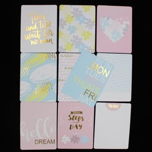 10pcs 3*4inch Double-side Printed Dream Paper Pocket Cards for Scrapbooking DIY Projects/Photo Album/Card Making Crafts