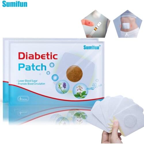 12pcs Diabetes Patch Natural Herb Stabilizes Blood Level Balance Blood Glucose Chinese Mediacl Diabetes Plaster K03801