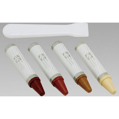 4 pcs LEC light color Solid furniture Repair Marker Pens wax for furniture floor repair wax furniture crayons