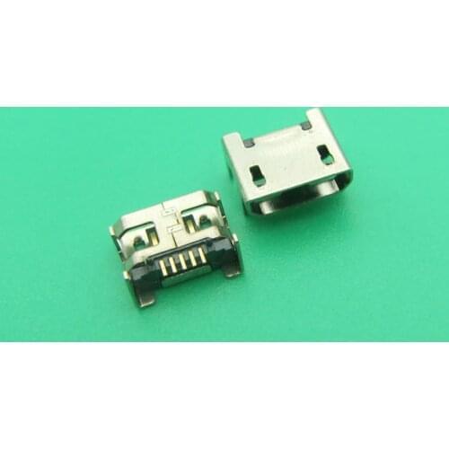 50PCS Micro USB Connectors 5-pin Jack Micro usb, 4 feet 5 Pins konektor USB mikro ekor pengisian socket terminal