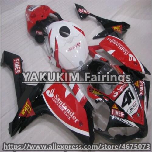ABS Injection Fairings For YAMAHA YZF R1 2007 2008 YAMAHA YZFR1 2007 2008 YAMAHA R1 YZF1000 Bodywork Motorcycle Fairing Custom