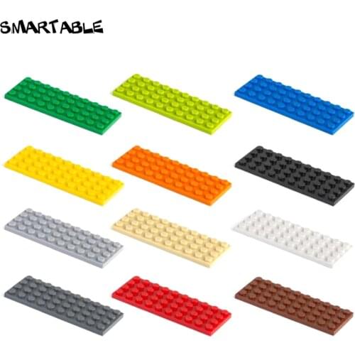 Smartable Plate 4X10 BasePlate Building Blocks MOC Parts Toys For Kids Educational Compatible Major Brands 3030 Toys 10pcs/lot