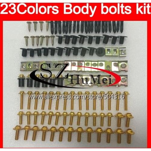 Fairing bolts full screw kit For HONDA CBR600F4 99 00 99-00 CBR600 F4 CBR 600 F4 CBR 600F4 1999 2000 Windscreen bolt screws Nuts