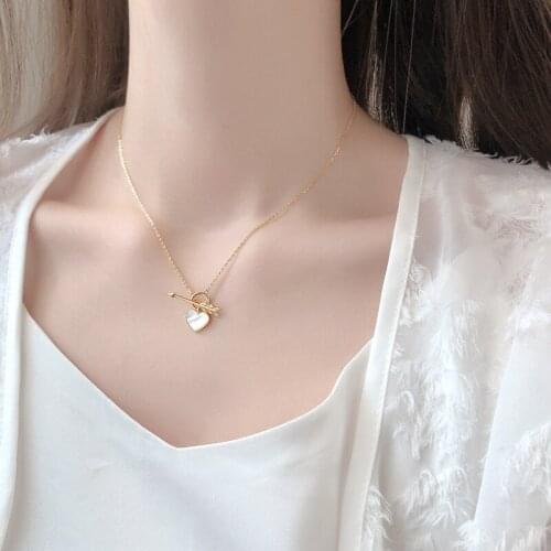 Huge Bud Luxury Love Heart Shape Necklace High Quality Exquisite Feminia Women Chain Choker Wedding Bridal Jewelry Pendant