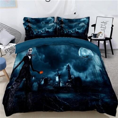 Housse de couette 3D Halloween bedding set Twin Full king size Queen bedsheet Duvet Pillowcase bed cover Bed Linen Drop Ship