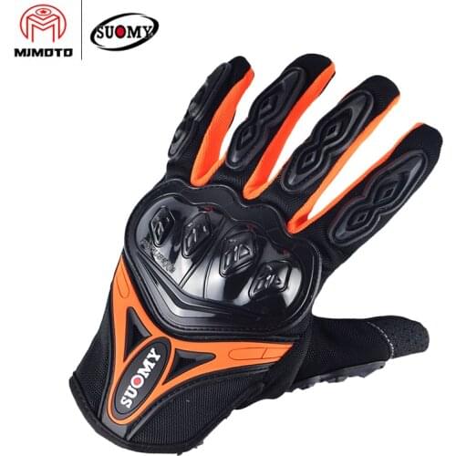 SUOMY Motorcycle Gloves Men Racing Gant Moto Motorbike Motocross Riding Gloves Motorcycle Breathable Summer Full Finger Guantes