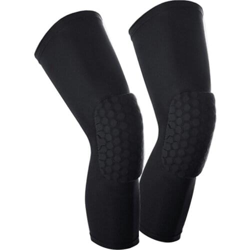 Cycling Breathable Knee Pads Outdoor Sports Running Honeycomb Knee Brace MTB Road Bike Bicyle Compression Knee Support Protector