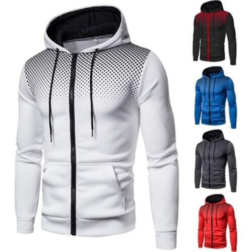 2021 New Mens Outdoor Hooded Jacket Autumn and Winter Men Windproof Sports Outwear Warm Casual Hooded Zipper Coat Plus Size
