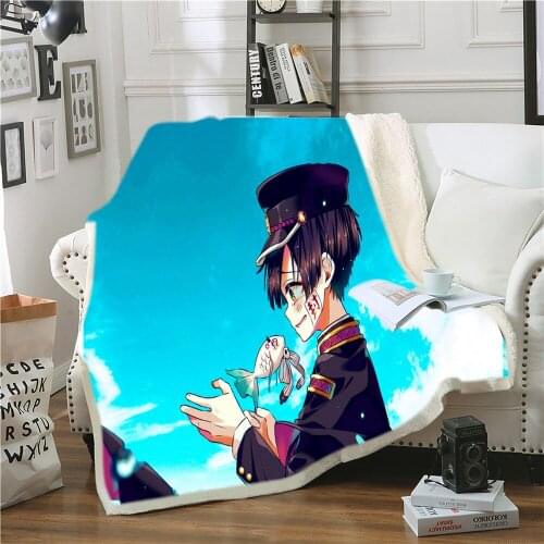 New 3d Ground Bind Juvenile Flower Prince Lamb Cashmere Fleece Blanket Fashion Warm Sherpa Throw Blanket Adult Children On Sofa