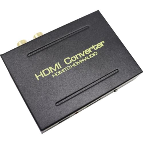 To HDMI-compatible Audio Extractor Converter SPDIF Optical RCA Adapter Support 5.1CH Format Output HDMI-compatibleAudio Splitter