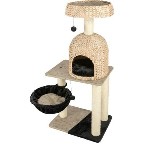Cat Climbing Frame Cat Litter Cat Tree Cat Frame Solid Wood Large Cat Toy Cat House Sturdy And Durable