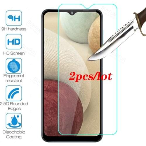 2Pcs Tempered Glass for Samsung Galaxy A12 Glass Protective Film For SamsungA12 GalaxyA12 A 12 Protective Glass Case