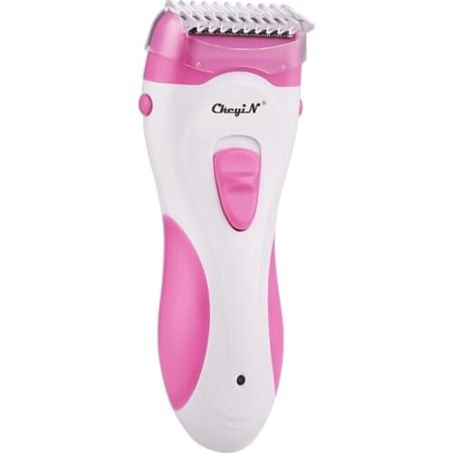 Womens Electric Lady Shaver Razor Epilator Arm Leg Armpit Body Hair Remover Trimmer Waterproof Rechargable for Face Body