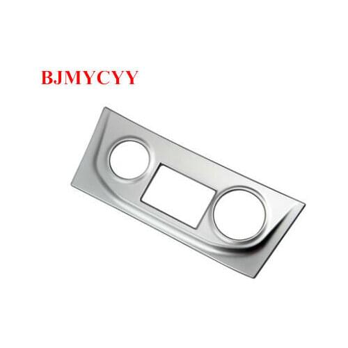 BJMYCYY 1PCS Car cigarette lighter panel ABS decorative sequins For Hyundai IX25 Creta 2015 2016