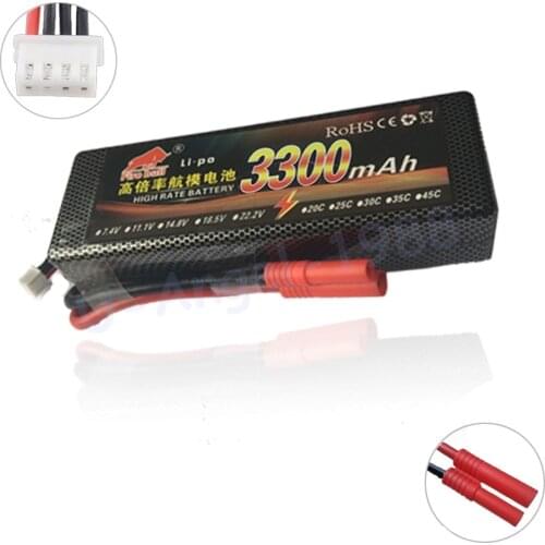 1pcs 3S lipo battery 11.1v 3300mAh 30C For rc helicopter rc car rc boat quadcopter Li-Polymer battey