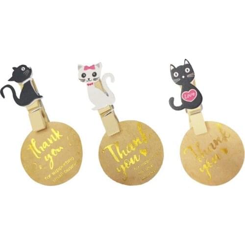 100pcs/pack "Thank You " Bronzing Round Kraft Paper Hot Stamping Golden reflective sticker Sealing Sticker Golden Heart 35*35mm