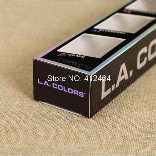 Custom Cosmetic Lipstick And Lip Gloss Paper Gift Box With Window,luxury paper box for clothing ---PX11073