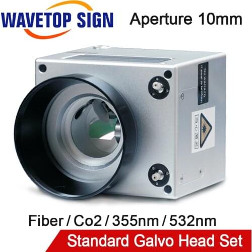 WaveTopSign 1064nm Digital Galvanometer Input Aperture 10mm Use for Fiber CO2 355nm 532nm Laser Marking Machine