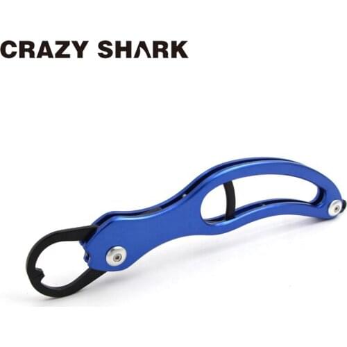 Crazy Shark Aluminum Alloy Fish Lip Grip 23cm Fishing Gripper Holder Goods for Fishing Carp Fish Tools