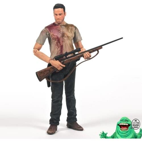 McFarlane NEW hot 14cm The walking dead Rick Grimes Action figure toys doll collection gift
