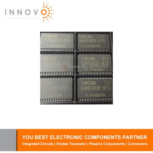 INNOVO 5pcs/lot K6X4016C3F-UF55 K6X4016C3F K6X4016 TSOP44 Free shipping New original