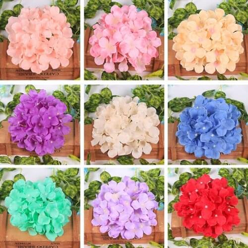 High quality 10pcs/lot artificial Hydrangea flower simulation silk flowers home decoration ,wedding Party DIY decoration flower