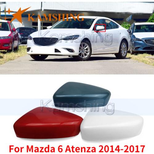 Kamshing For Mazda 6 Atenza 2014-2017 Outside Rearview Mirror Cover Rear view Mirror Cover Side Mirror Shell Cap Housing House