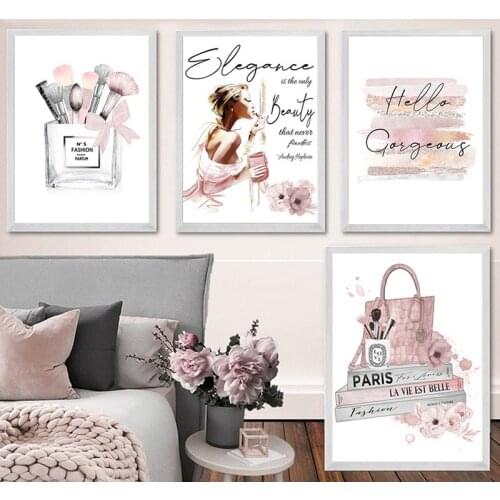 5D DIY Full Square Diamond Painting Book Poster Fashion Art Brushes Makeup Diamond Embroidery Picture Mosaic Home Decoration