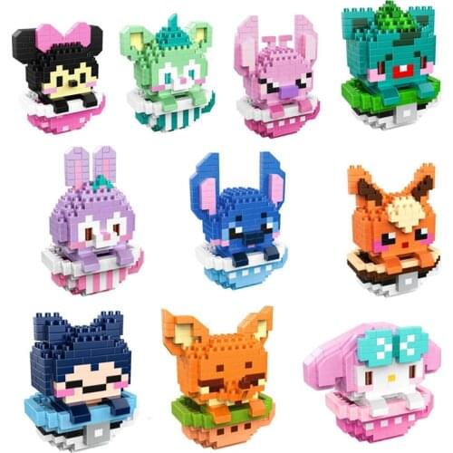 Disney Mini Duffy Cartoon Building Blocks Bricks Q Cute Cup Toys Fun And Cute Gifts For Children