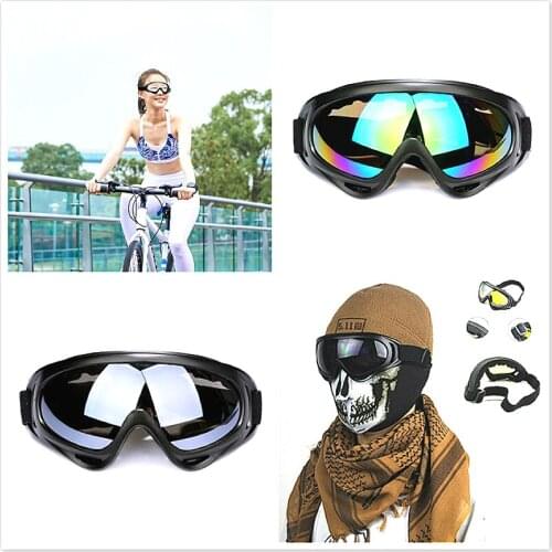 Fashion Style Winter Windproof Skiing Glasses Goggles Outdoor Sports Glasses Ski Goggles Dustproof Moto Cycling Sunglasses
