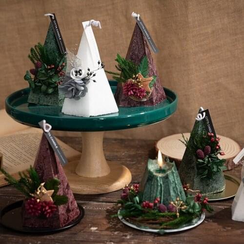 Nordic Creative Candles Bedroom Christmas Party Handmade Aromatherapy Lightings Candles Velas Aromaticas Home Decor DB60LZ