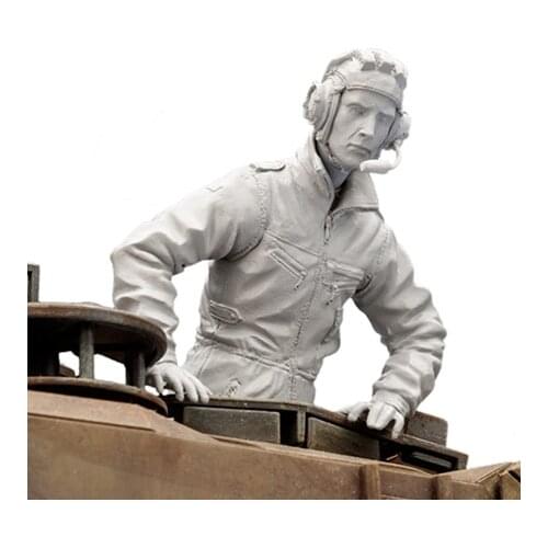 New Unassembled 1/16 modern officer in summer (NO TANK ) Resin Figure Unpainted Model Kit