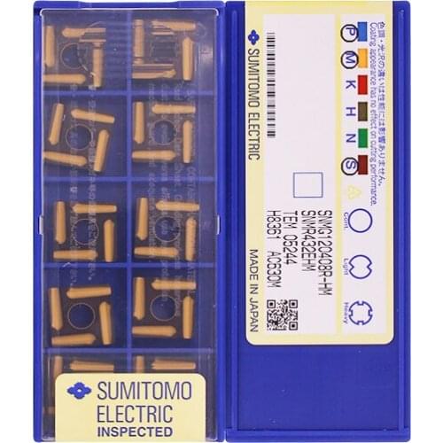 Original Carbide Insert CNC SNMG120408R-HM AC630M Stainless Steel