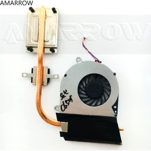 NEW Original free shipping laptop heatsink cooling fan cpu cooler For TOSHIBA C650D CPU heatsink