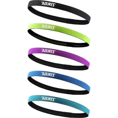 Women Men Elastic Headband Anti-slip Head Bands Hair Accessories Sweatband For Softball Football Running Yoga Headbands
