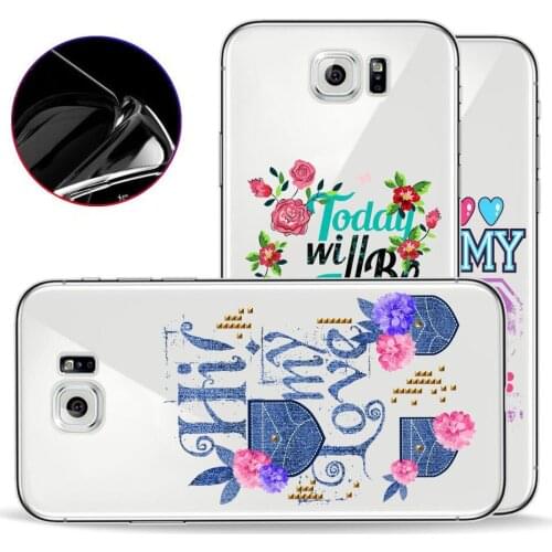 Luxury Fashion Shatter-resistant Mobile Phone Case For Samsung Galaxy s6 Ultra-thin Anti-fall Protect shell