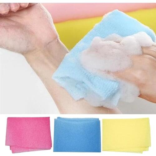 Wash Cloth Long Exfoliating Bath Towel Beauty Skin Bathroom Cleaning Massage