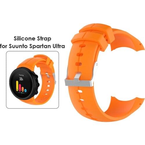 Replacemet Watch Band Silicone Wristband for Suunto Spartan Ultra Solid Color Watch Strap Bracelet Sport Smart Watch
