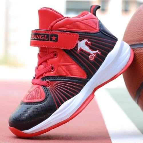 Sport Kids Sneakers Boy Casual Shoes For Children Sneakers Girls Shoes Plush Lining Warm Anti-slippery School Trainers Fashion