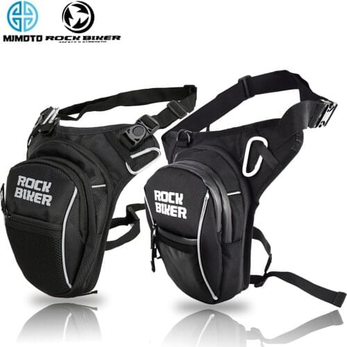 ROCK BIKER Oxford Motorcycle Bag Waterproof Leg Bag Waist Bag Straddle Bag Motorcycle Riding Outdoor Sports Portable Fashion Bag